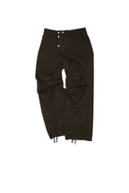 Know Wave Unisex Nylon Puckering Pants (Brown)