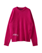 Andersson Bell Kid Mohair Crew-Neck Sweater (Pink)