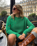 Andersson Bell Kid Mohair Crew-neck Sweater (Green)