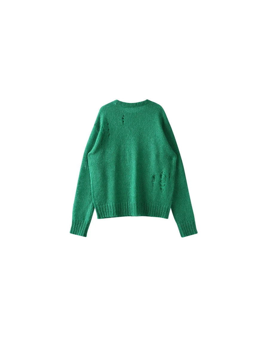 Andersson Bell Kid Mohair Crew-neck Sweater (Green)