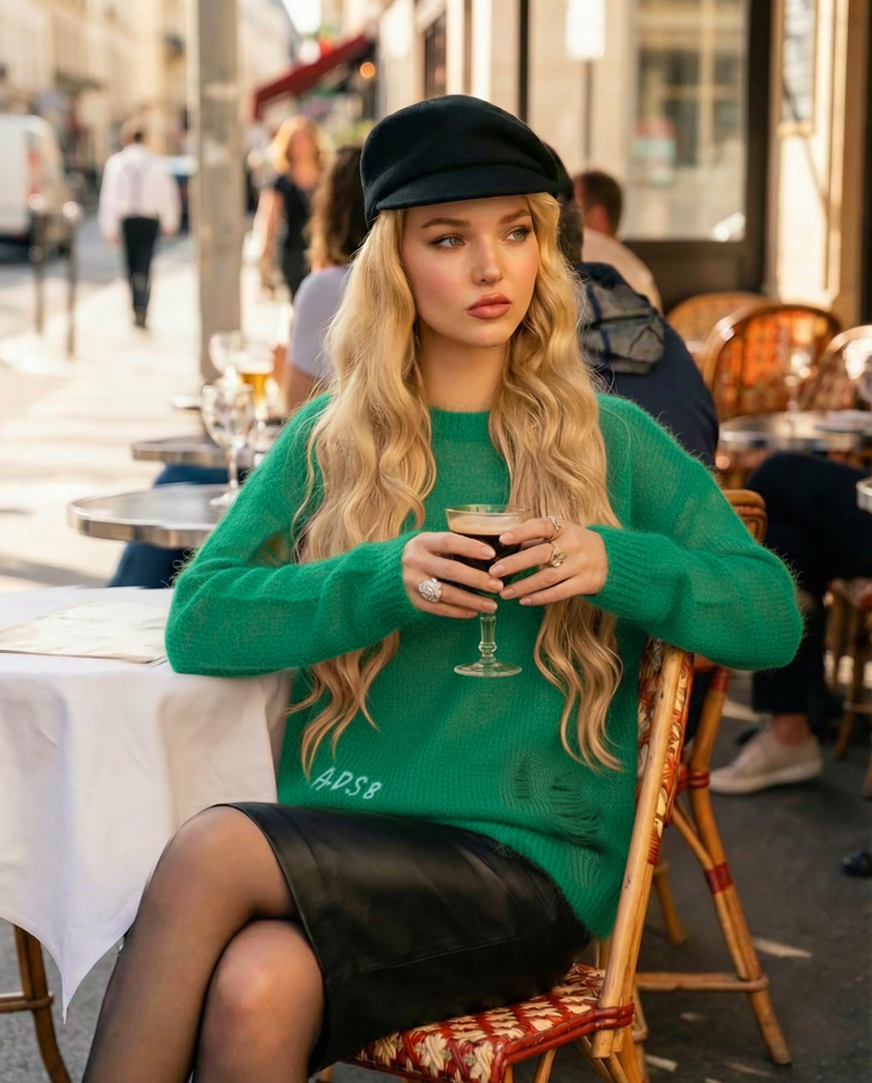 Andersson Bell Kid Mohair Crew-neck Sweater (Green)