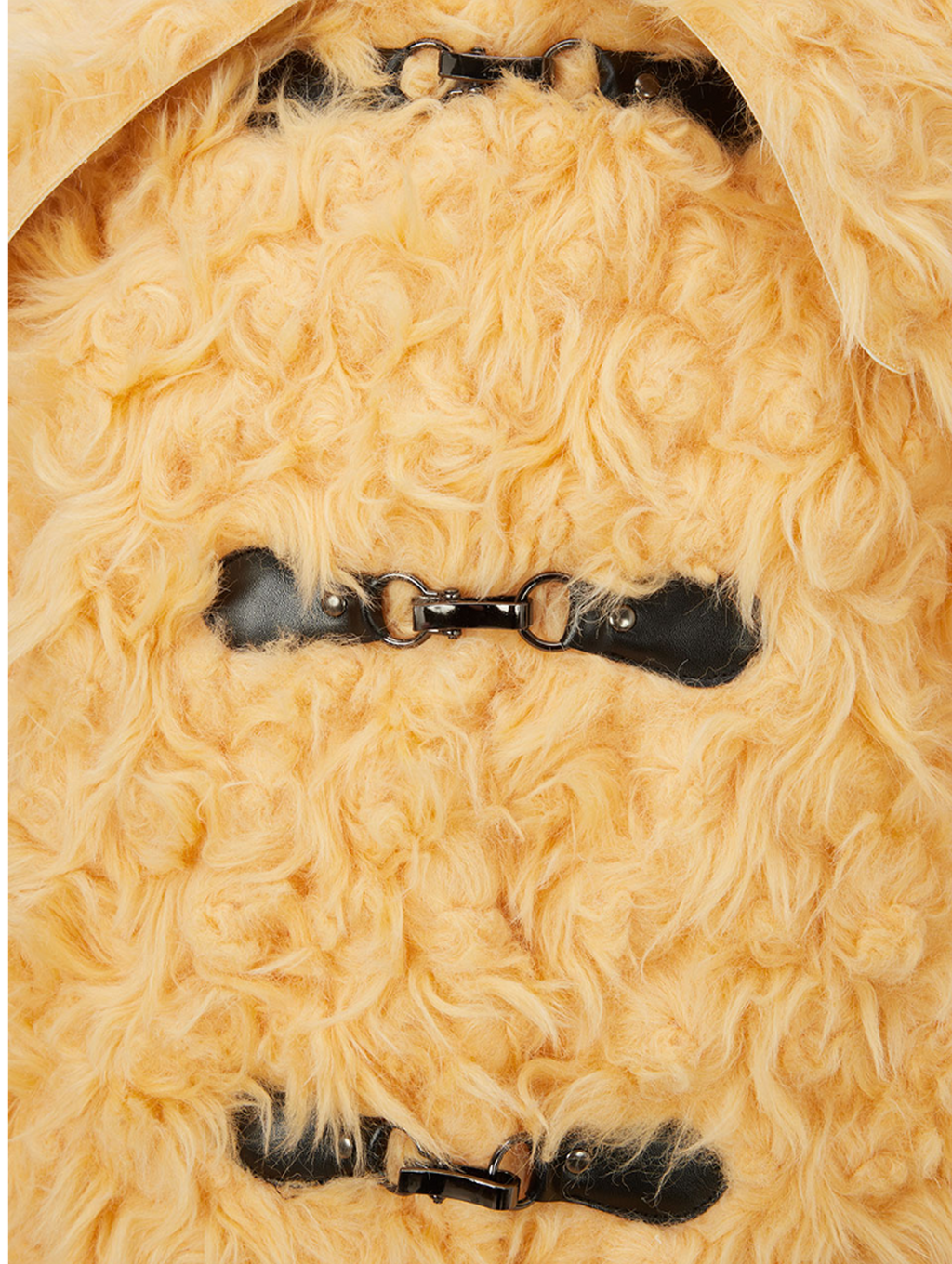 Molliolli Cloud Fur Duffle Jacket (Natural)