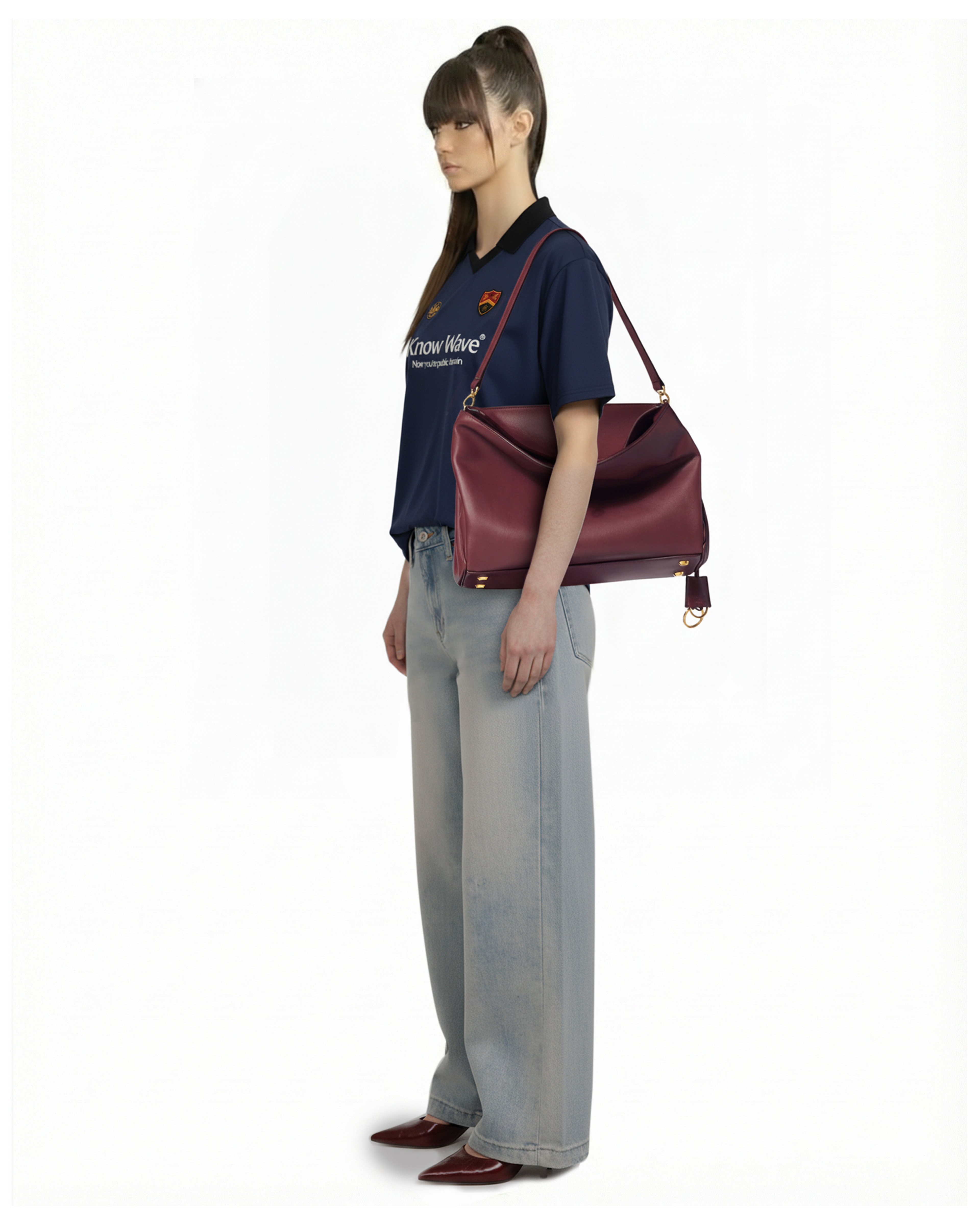 Know Wave Jersey Tee (Navy)