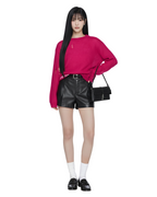 Andersson Bell Kid Mohair Crew-Neck Sweater (Pink)