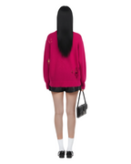 Andersson Bell Kid Mohair Crew-Neck Sweater (Pink)