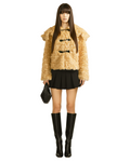 Molliolli Cloud Fur Duffle Jacket (Natural)