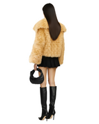 Molliolli Cloud Fur Duffle Jacket (Natural)