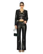 Molliolli Essential PT Straight Leg Pants (Black)