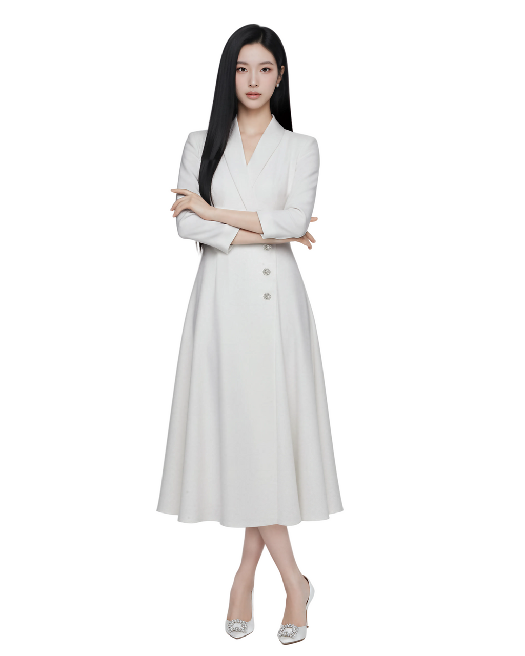 Iris Dress (White)