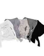 In Heaven Boat Neck Off Shoulder Sheer T-Shirt