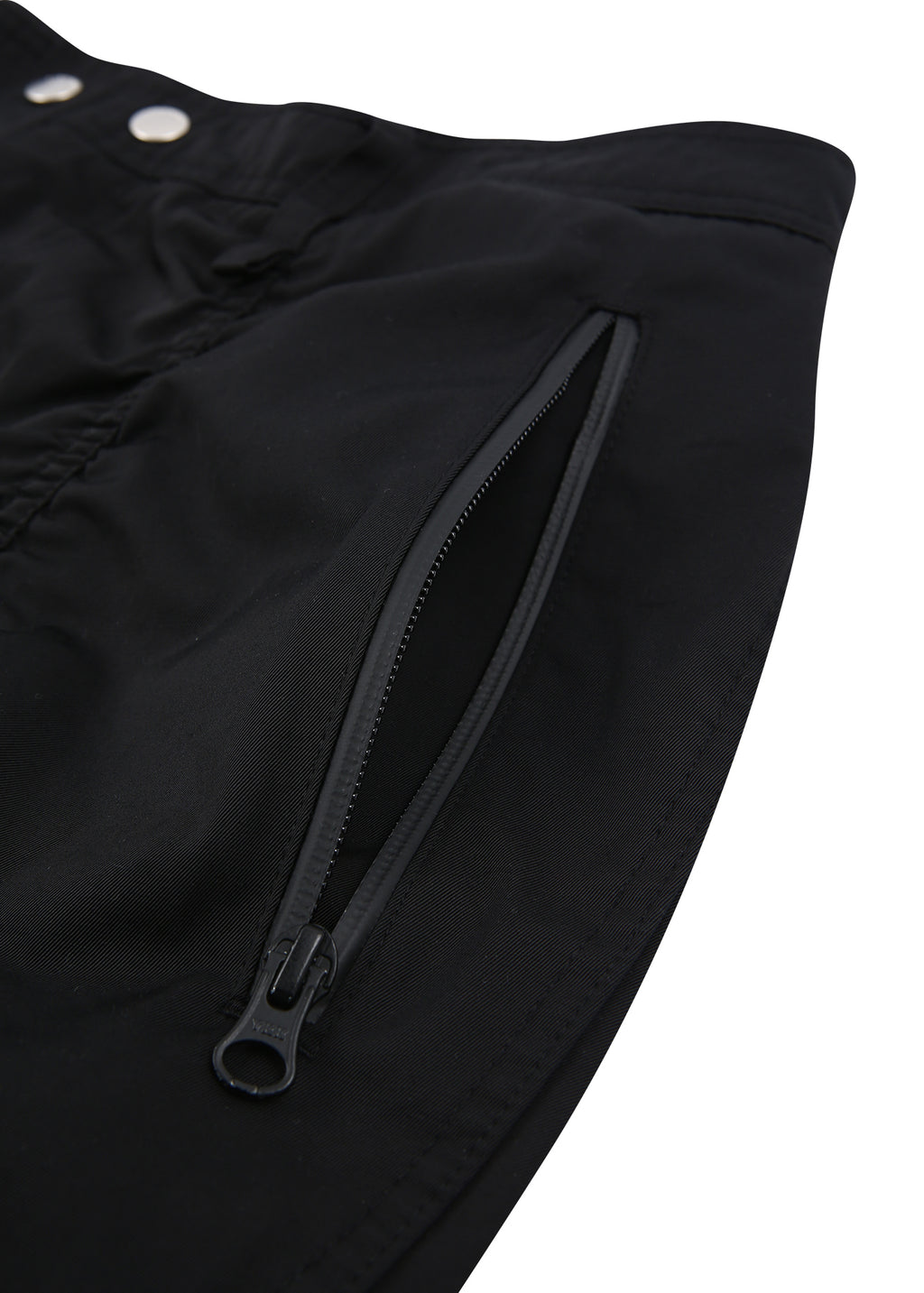 KNOW WAVE UNISEX NYLON PUCKERING PANTS (BLACK)