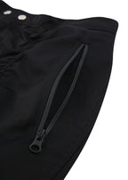 KNOW WAVE UNISEX NYLON PUCKERING PANTS (BLACK)
