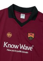 Know Wave Jersey Tee (Burgundy)